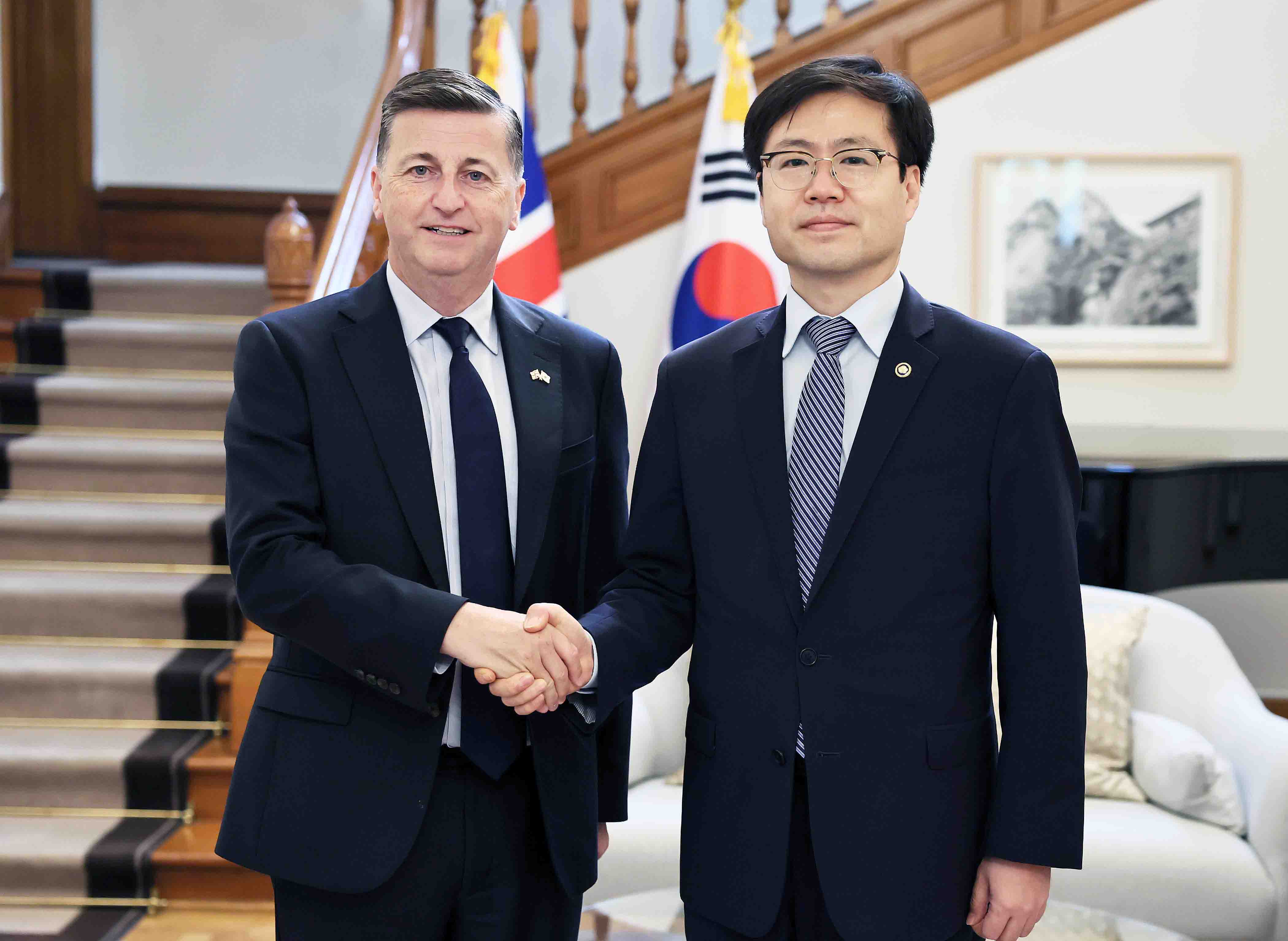 영국 기업통상부 통상 담당장관 면담
