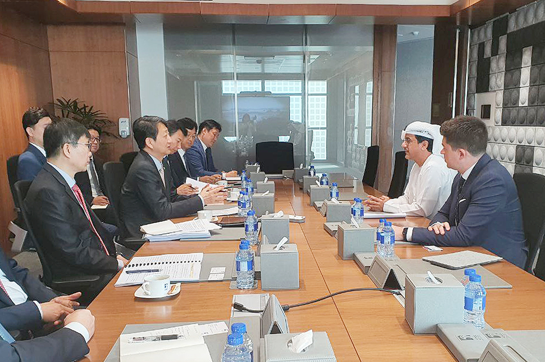 아부다비 석유공사(ADNOC) 부사장 면담