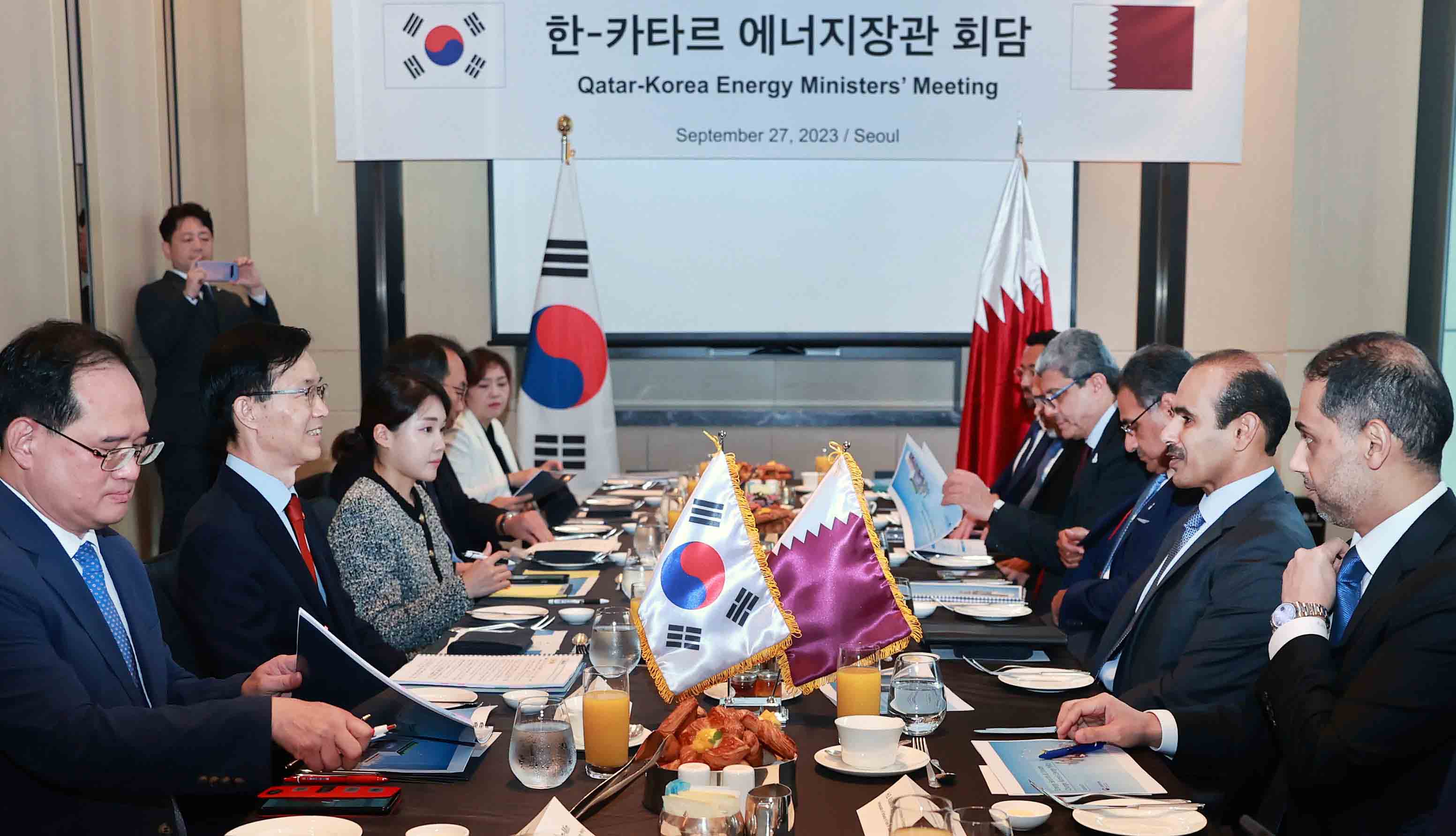 카타르 에너지 담당 국무장관 면담 이미지 1